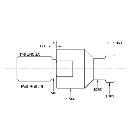 Tj Davies Co PULL BOLT PULL BOLT 9I